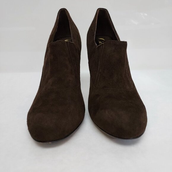 Cole Haan Air Talia Gore Heel Women's 8 B Brown Suede Stiletto Grip Sole Slip On - Picture 3 of 15